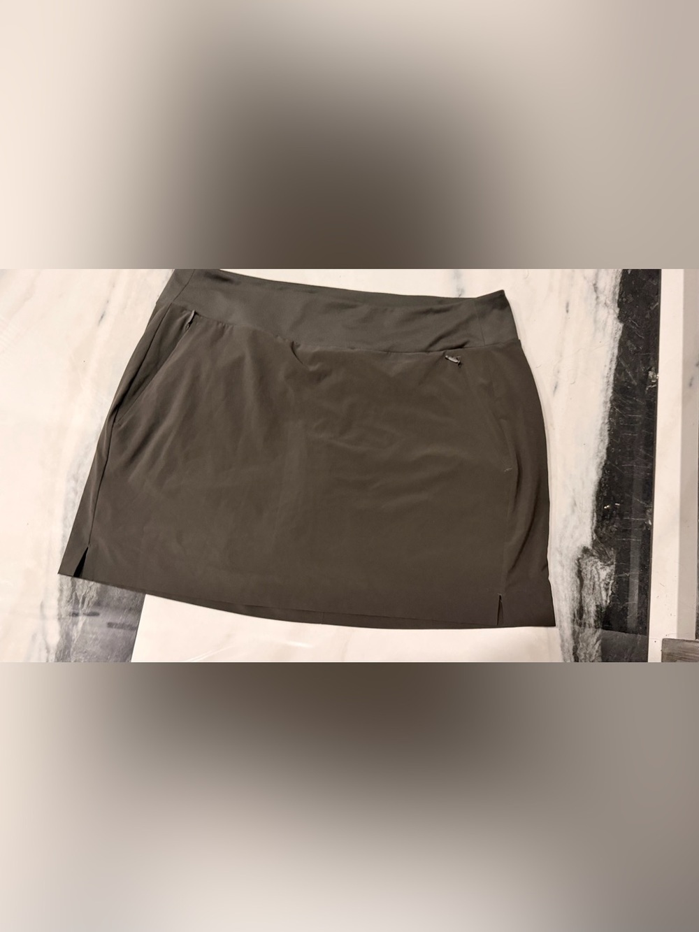 Athleta Olive Green Performance skirt mini and short